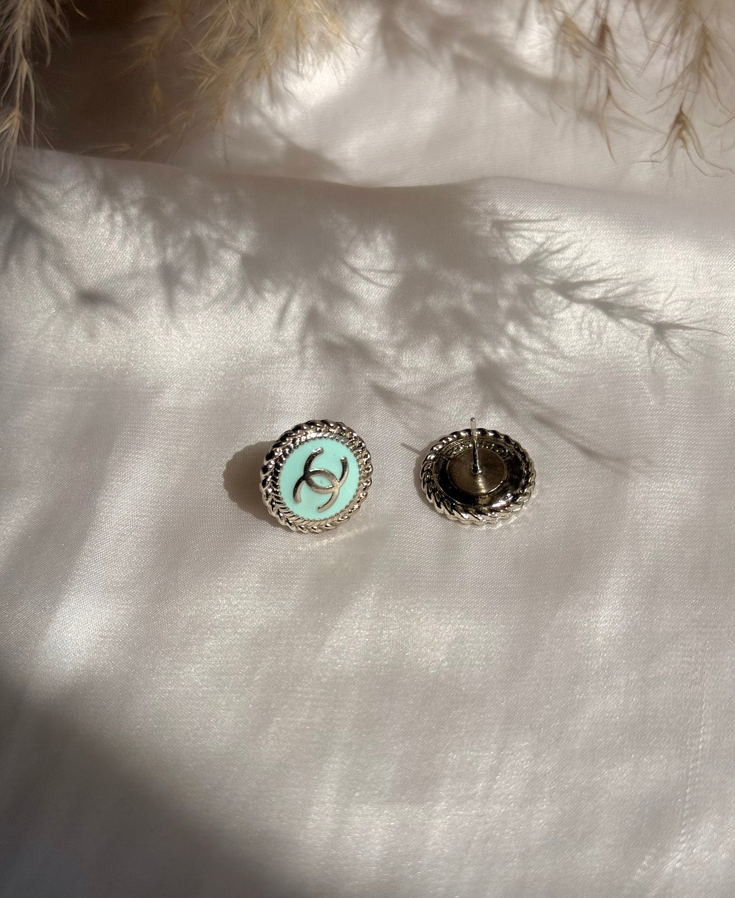Boucles AZUR MINT - SILVER