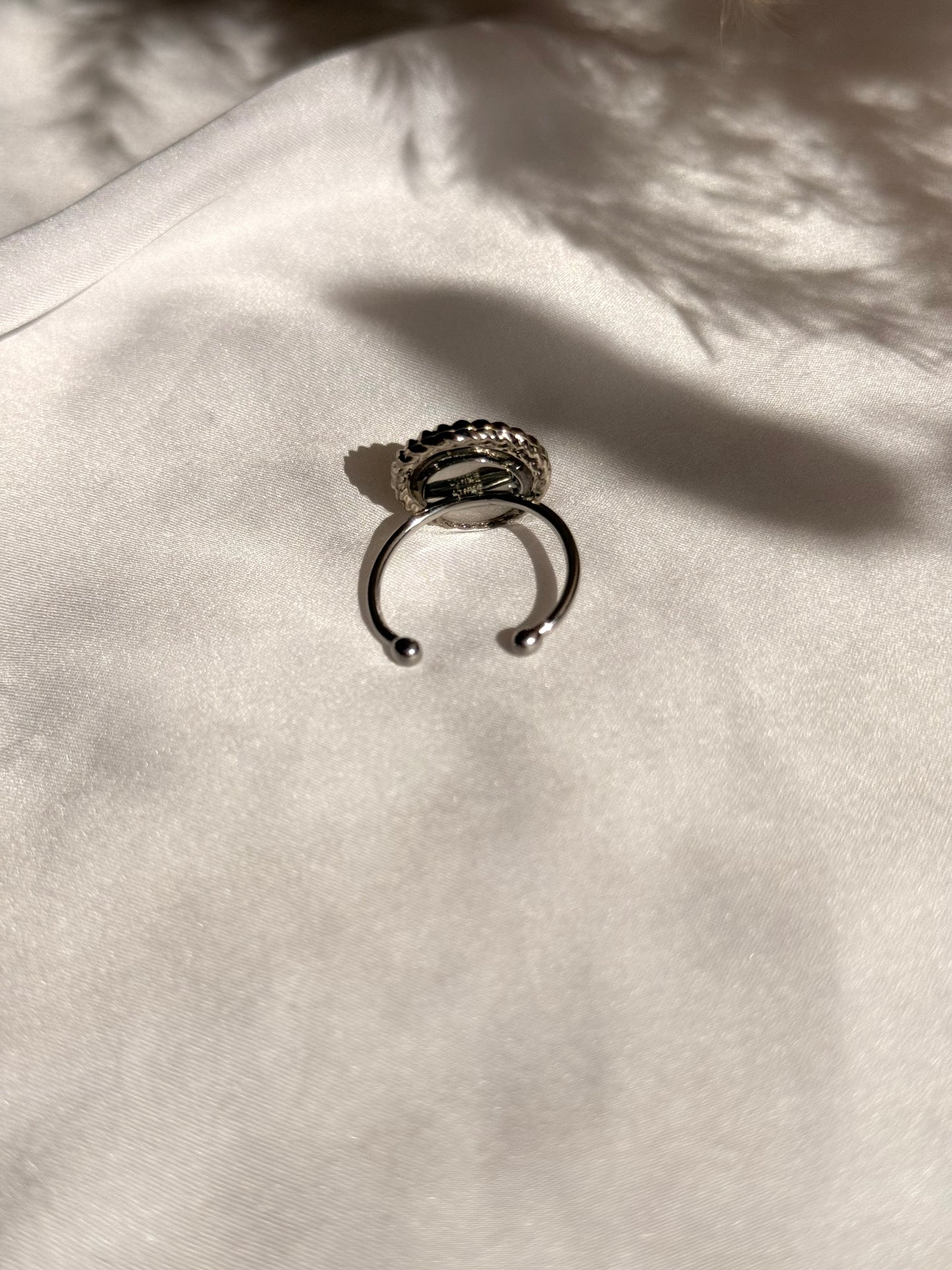 Bague AZUR MINT SILVER