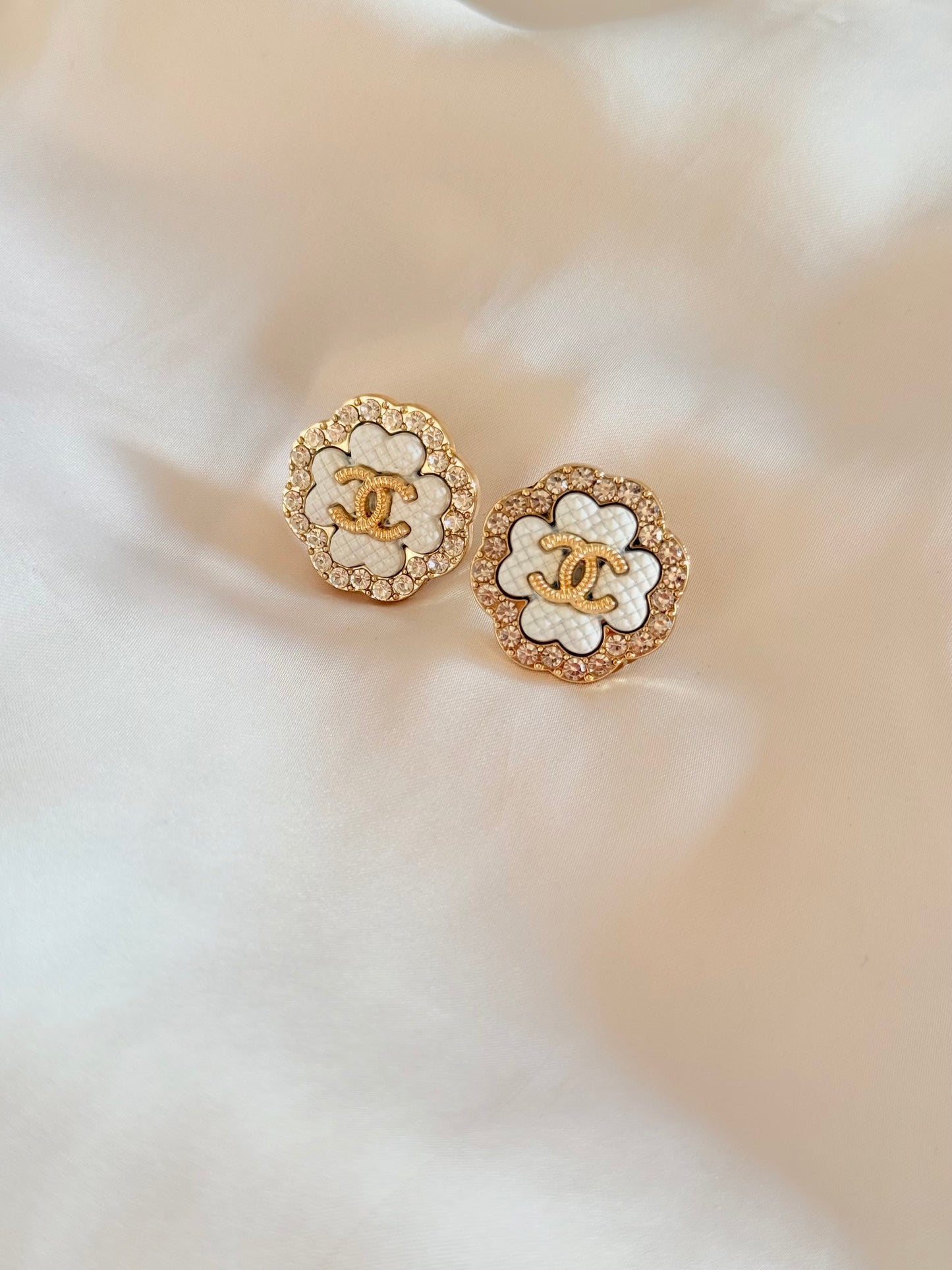 Boucles CAMÉLIA STRASS