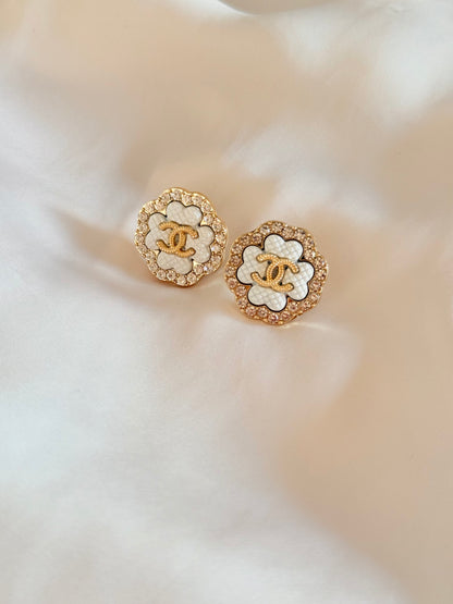 Boucles CAMÉLIA STRASS