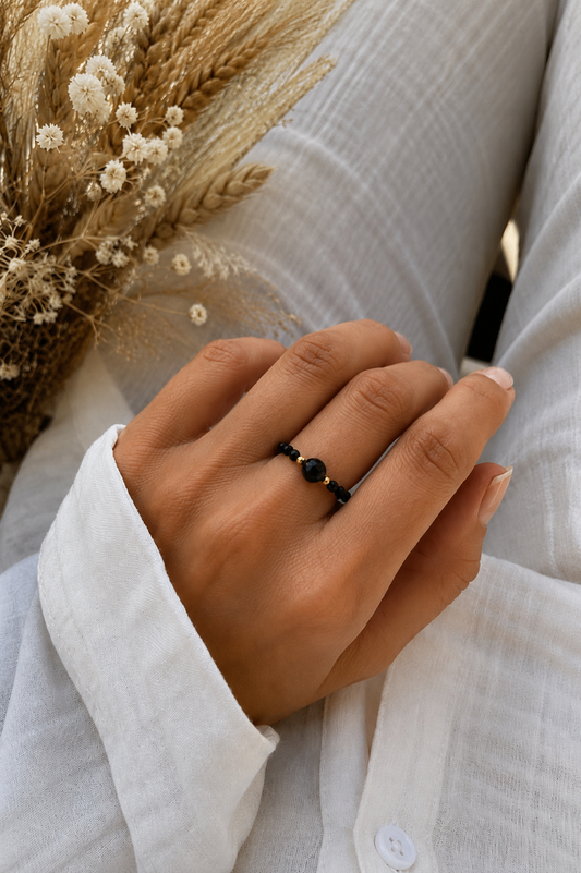 Bague PERLES DE NUIT