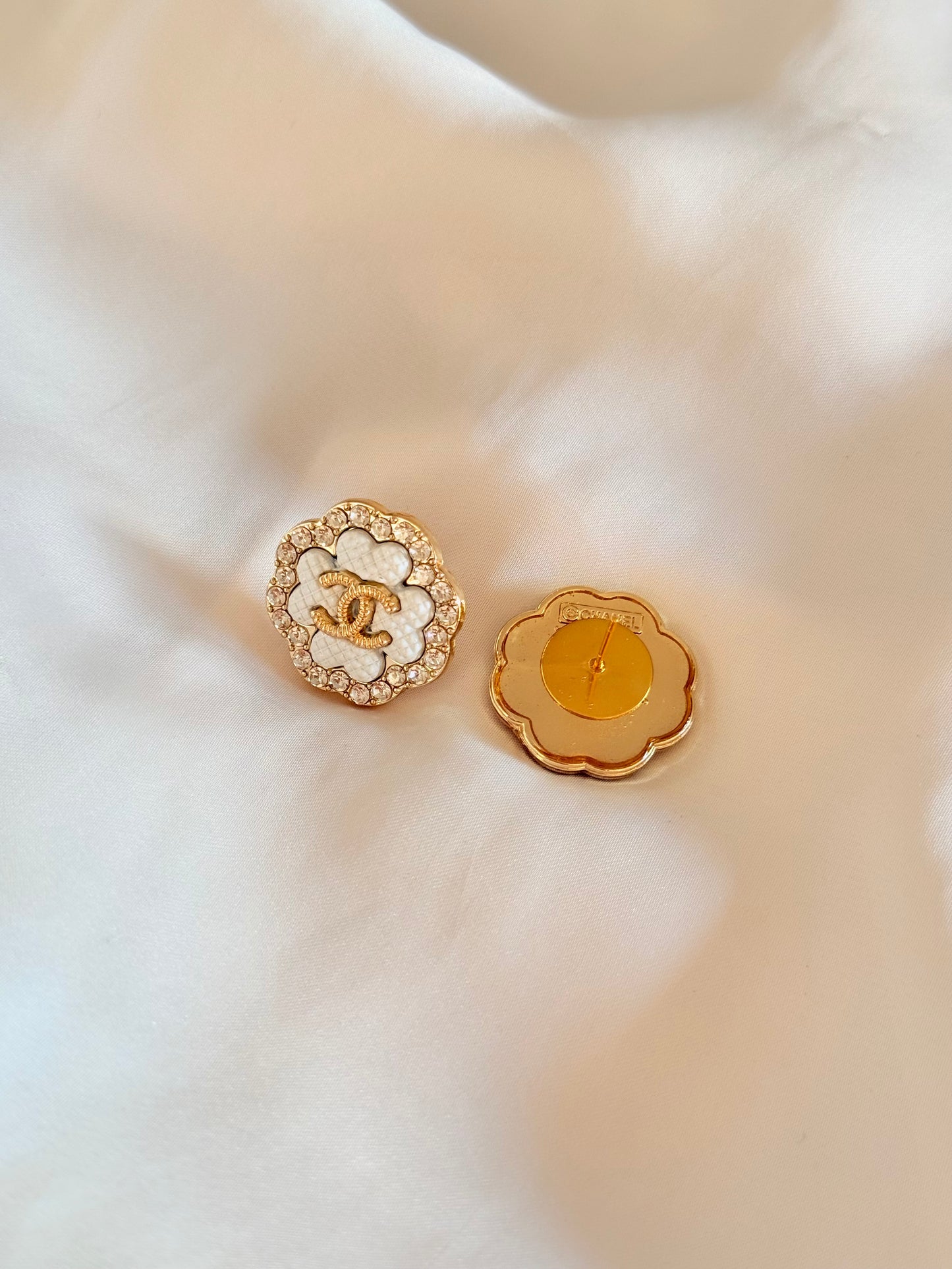 Boucles CAMÉLIA STRASS