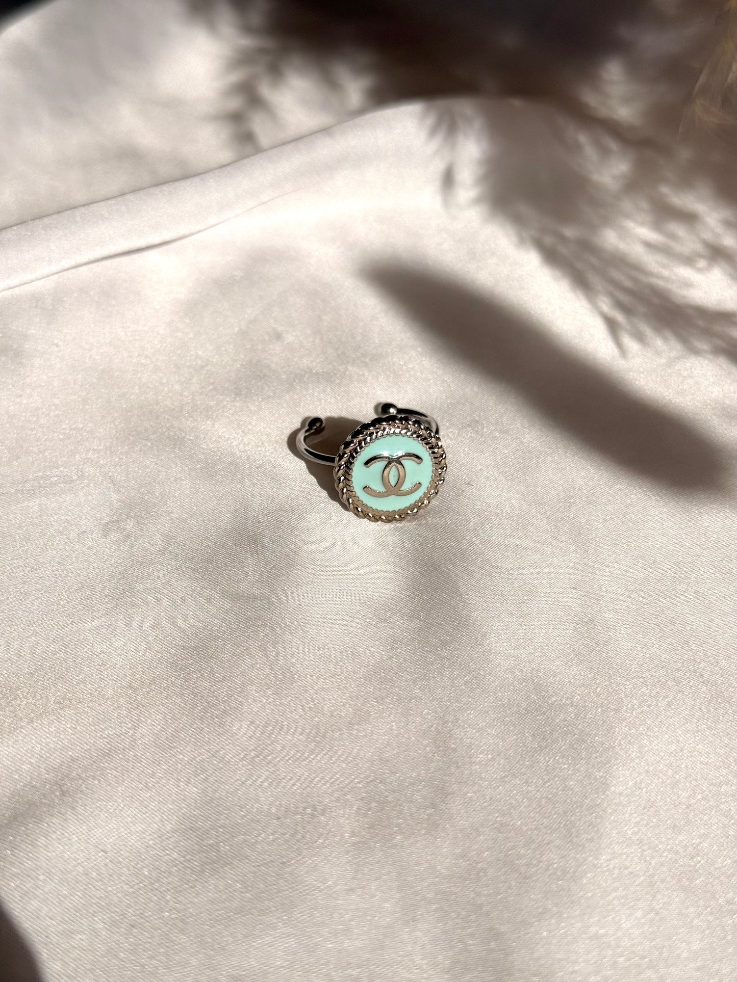 Bague AZUR MINT SILVER