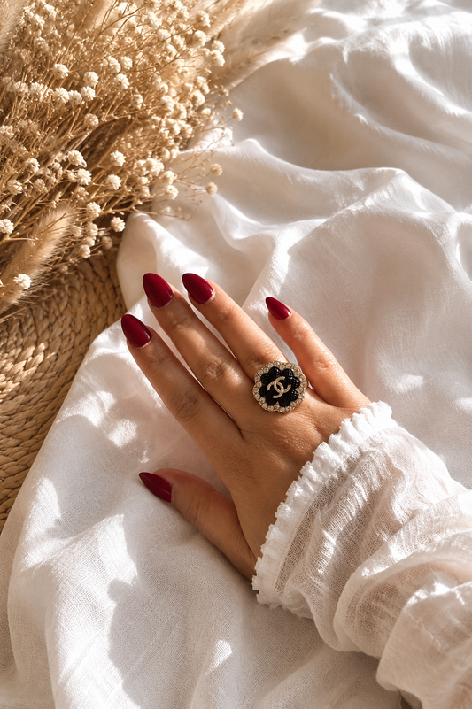 Bague CAMÉLIA NOIRE