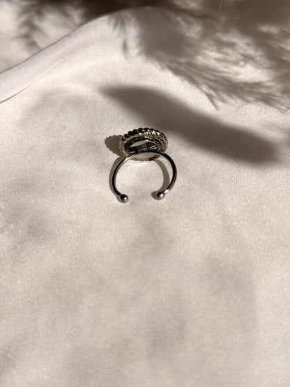 Bague AZUR MINT SILVER