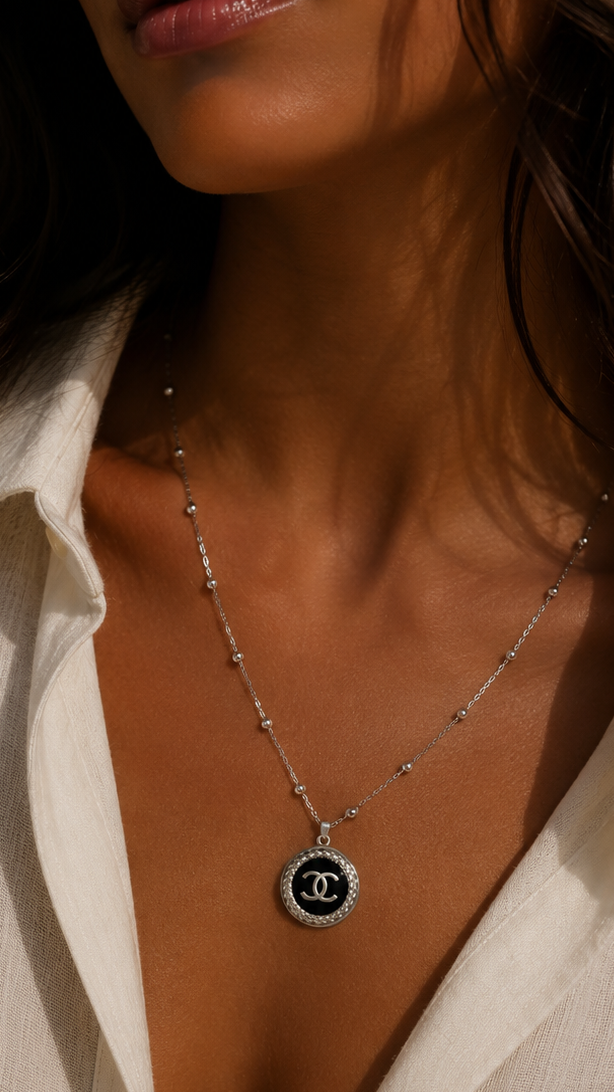 Collier MIDNIGHT GLOW SILVER
