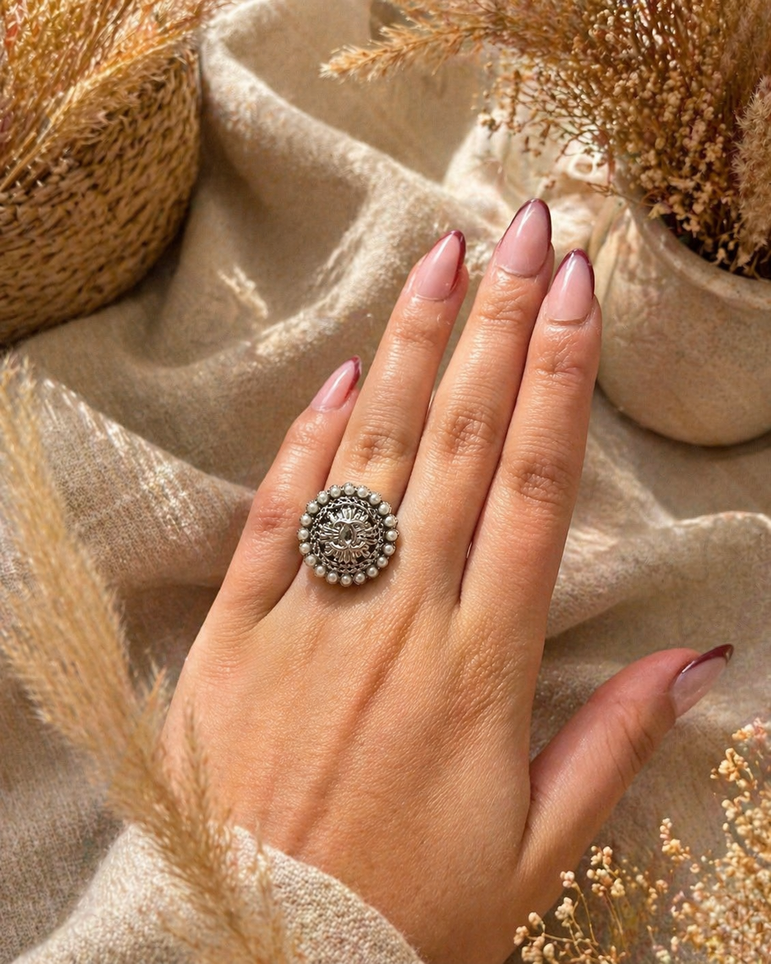 Bague SOLARIS PERLES