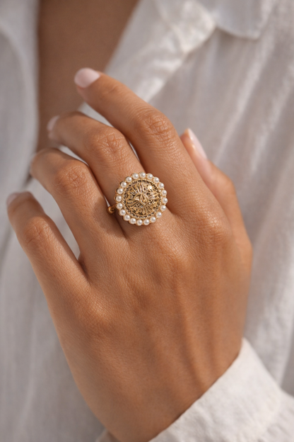 Bague SOLARIS PERLES