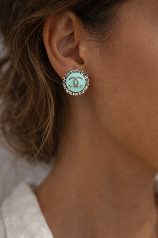 Boucles AZUR MINT - SILVER