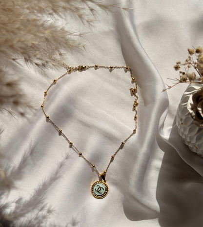 Collier perles AZUR MINT