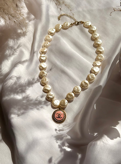 Collier nacré - ROSÉA
